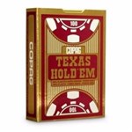 Ficha técnica e caractérísticas do produto Baralho Poker Texas Hold`em Vermelho - Copag