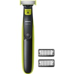 Ficha técnica e caractérísticas do produto Barbeador Aparador Elétrico Philips One Blade Qp2521/10