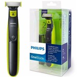 Ficha técnica e caractérísticas do produto Barbeador Aparador Elétrico Philips One Blade QP2510/10