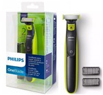 Ficha técnica e caractérísticas do produto Barbeador Aparador Elétrico Recarregavel Philips One Blade QP2521/10