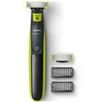 Ficha técnica e caractérísticas do produto Barbeador Philips OneBlade QP2522/10 Cinza Chumbo e Verde com Lamina Refil