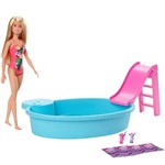 Ficha técnica e caractérísticas do produto Barbie Boneca com Piscina GHL91 - Mattel