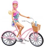 Ficha técnica e caractérísticas do produto Barbie - Boneca e Bicicleta - Mattel