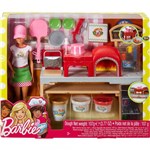 Ficha técnica e caractérísticas do produto Barbie Boneca e Conjunto Pizzaiola Fhr09 Mattel