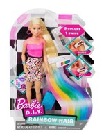 Ficha técnica e caractérísticas do produto Barbie Cabelo de Arco-íris - Mattel