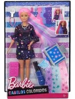 Ficha técnica e caractérísticas do produto Barbie Cabelos Coloridos - Mattel Fhx00