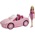 Ficha técnica e caractérísticas do produto Barbie Carro Glam com Boneca - Mattel