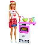 Ficha técnica e caractérísticas do produto Barbie-Cozinhando e Criando Chef de Bolinhos - Mattel