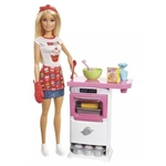 Ficha técnica e caractérísticas do produto Barbie Cozinhando e Criando Chef de Bolinhos