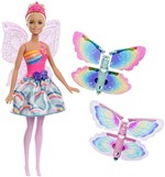 Ficha técnica e caractérísticas do produto Barbie Dreamtopia - Boneca Fada Asas Voadoras Frb07 - MATTEL