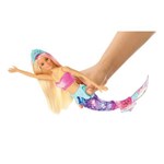 Ficha técnica e caractérísticas do produto Barbie Dreamtopia Sereia com Luzes Mattel GFL82
