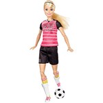Ficha técnica e caractérísticas do produto Barbie Esportistas Jogadora de Futebol - Mattel