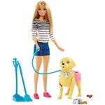 Ficha técnica e caractérísticas do produto Barbie Family Barbie Passeio com Cachor Mattel