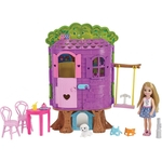 Ficha técnica e caractérísticas do produto Barbie Family Chelsea Casa da Arvore