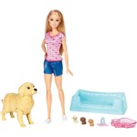 Ficha técnica e caractérísticas do produto Barbie Family Filhotinhos Recem Nasci - Mattel