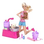 Ficha técnica e caractérísticas do produto Barbie Family Mattel Banho dos Filhotes - W3153