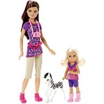 Ficha técnica e caractérísticas do produto Barbie Family Safari Irmãs Skipper e Chelsea - Mattel