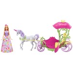 Ficha técnica e caractérísticas do produto Barbie Fantasia Princesa com Carruagem - Mattel