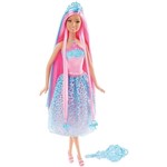 Ficha técnica e caractérísticas do produto Barbie Fantasia Princesa Saia Rosa e Azul - Mattel