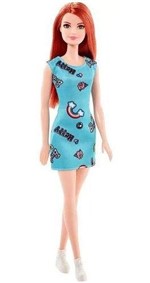 Ficha técnica e caractérísticas do produto Barbie Fashion Ruiva - Mattel