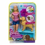 Ficha técnica e caractérísticas do produto Barbie Filhotinhos Recem-nascidos Mattel Fbn17