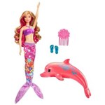 Ficha técnica e caractérísticas do produto Boneca Barbie Filme Barbie e os Golfinhos Mágicos - Sereia Transformação Mágica Fmp58