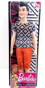 Ficha técnica e caractérísticas do produto Barbie Ken Fashionista 115 DWK44/FXL62 - Mattel