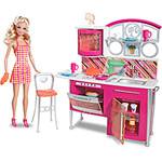 Ficha técnica e caractérísticas do produto Barbie Móveis e Boneca Deluxe Cozinha - Mattel