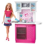 Ficha técnica e caractérísticas do produto Barbie Móvel com Boneca Cozinha - Mattel