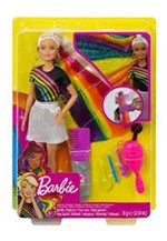 Ficha técnica e caractérísticas do produto Barbie Penteados de Arco Iris (10650) - Mattel