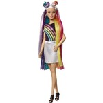 Ficha técnica e caractérísticas do produto Barbie Penteados de Arco Iris FXN96 Mattel
