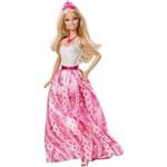 Barbie Princesa - Branco e Rosa - Mattel