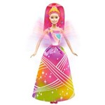 Ficha técnica e caractérísticas do produto Barbie Princesa Luzes Arco Íris Mattel - DPP90