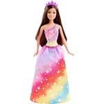 Ficha técnica e caractérísticas do produto Barbie Princesa Penteados Mágicos Princesa Rainbow Fashion - Mattel