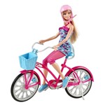 Ficha técnica e caractérísticas do produto Barbie Real Bicicleta com Boneca - Mattel - Barbie
