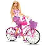 Barbie Real Bicicleta com Boneca - Mattel