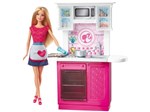 Barbie Real Móvel com Boneca - Cozinha - Mattel