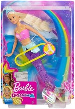 Ficha técnica e caractérísticas do produto Barbie Sereia Brilhante Boneca Mattel Gfl82