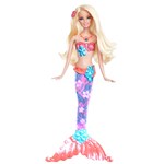 Ficha técnica e caractérísticas do produto Barbie Sereia com Luzes Loira - Mattel - Barbie