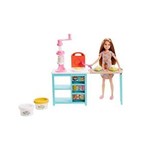 Ficha técnica e caractérísticas do produto Barbie Stacie Estaçao de Doces Mattel FRH74