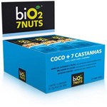 Ficha técnica e caractérísticas do produto Barra de Castanhas e Frutas Bio2 7 Nuts Côco Sem Glúten e Lactose com 12 Und.