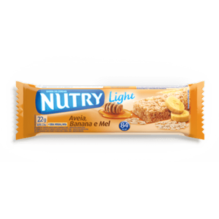 Barra de Cereal Nutry Caixa com 24 Unidades