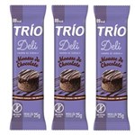Ficha técnica e caractérísticas do produto Barra de Cereal Trio com 3 Unid Mousse de Chocolate
