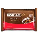 Ficha técnica e caractérísticas do produto Barra de Chocolate ao Leite 2,1kg - Sicao