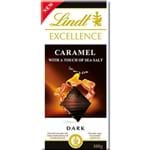 Ficha técnica e caractérísticas do produto Barra de Chocolate Suíço Excellence Caramelo & Sea Salt Dark Lindt 100g