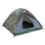 Ficha técnica e caractérísticas do produto Barraca de Camping 4 Pessoas Camuflada Selva NTK