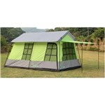 Ficha técnica e caractérísticas do produto Barraca de Camping Mansão 10 Pessoas Adventure Brasil - ADV-1002 Verde
