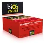 Ficha técnica e caractérísticas do produto Barrinha Bio2 7nuts - Cranberry + 7 Castanhas 12 Unidades de 25 Gramas