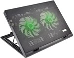 Ficha técnica e caractérísticas do produto Base Gamer Multilaser P/ Notebook C/ Cooler Led Verde AC267