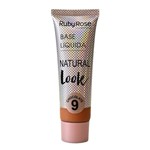 Ficha técnica e caractérísticas do produto Base Líquida Natural Look Ruby Rose Chocolate 09